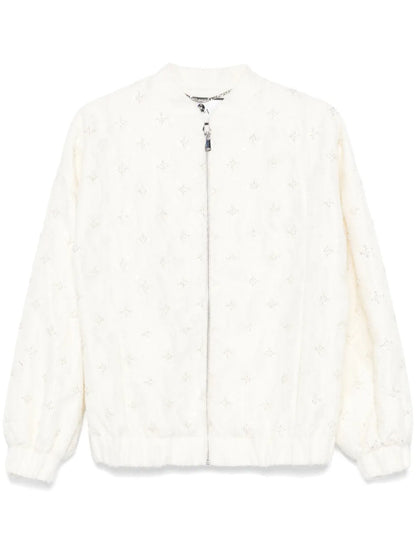 Embroidered Jacquard Jacket