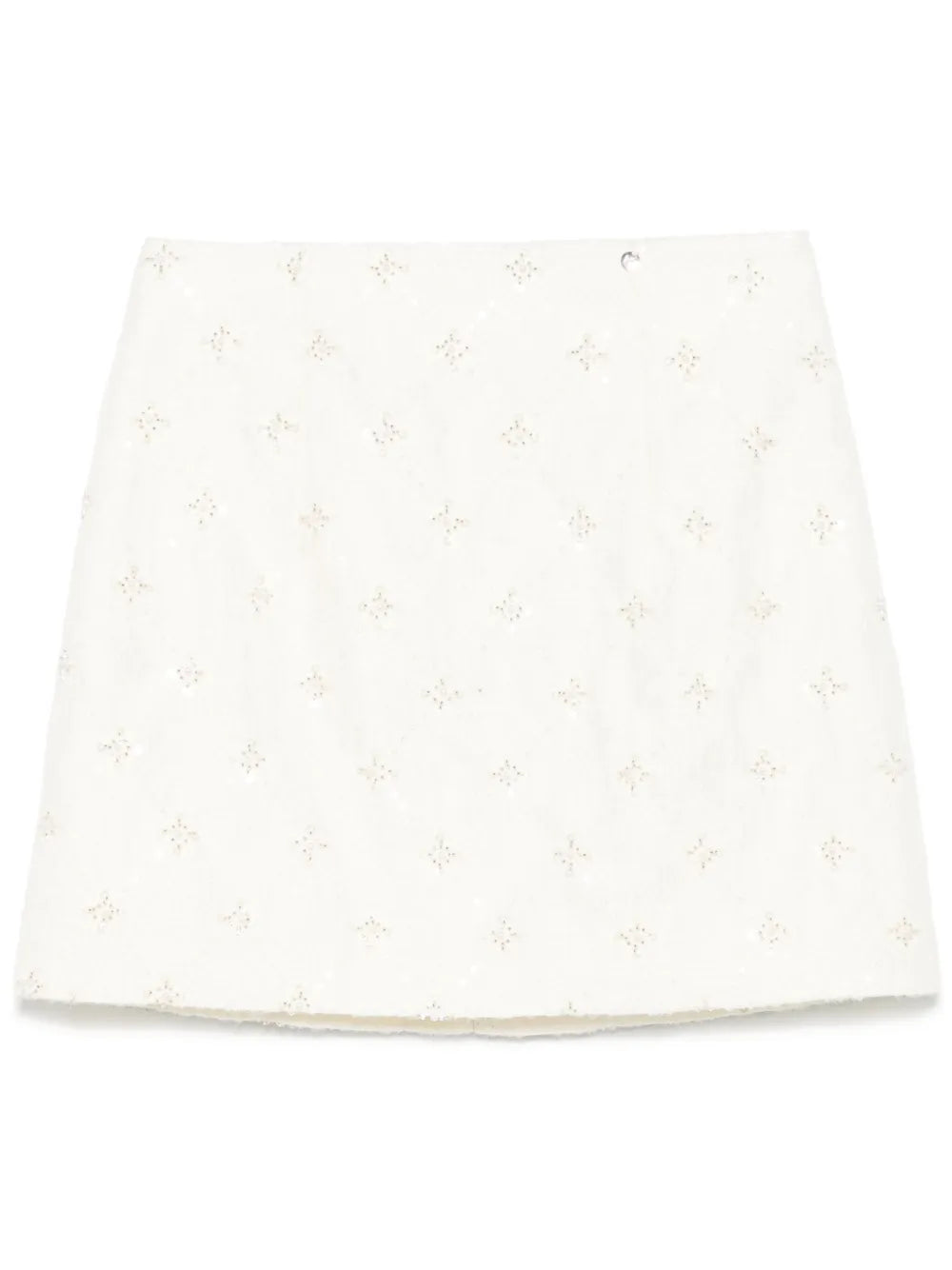Embroidered Jacquard Mini Skirt