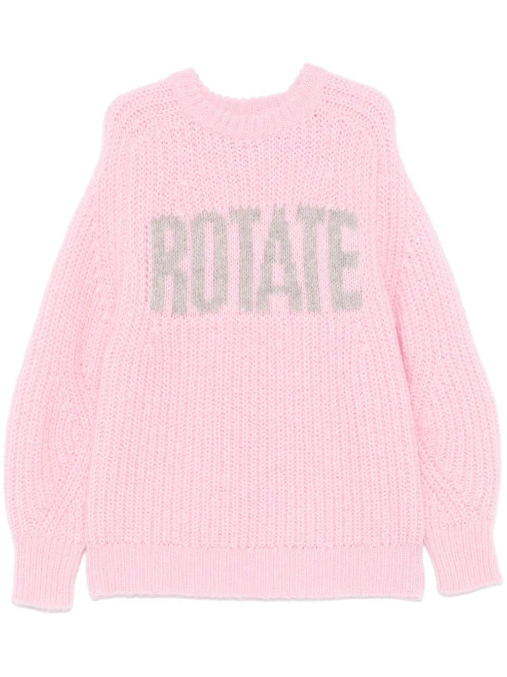 Knitted-Logo Sweater