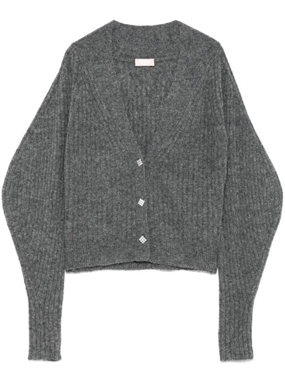 Ribbed-Knit Cardigan