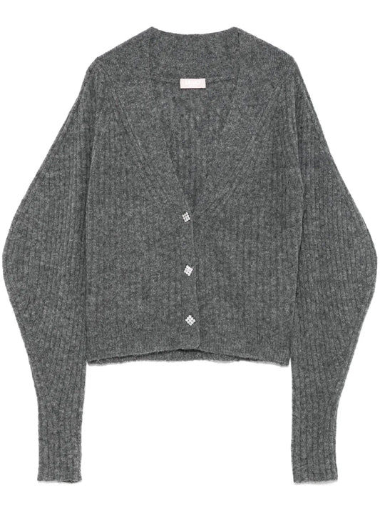 Ribbed-Knit Cardigan