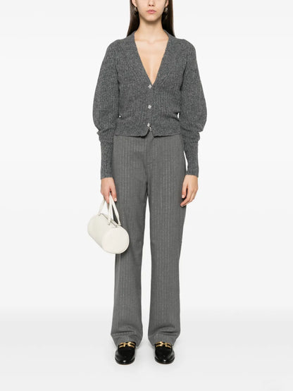 Ribbed-Knit Cardigan