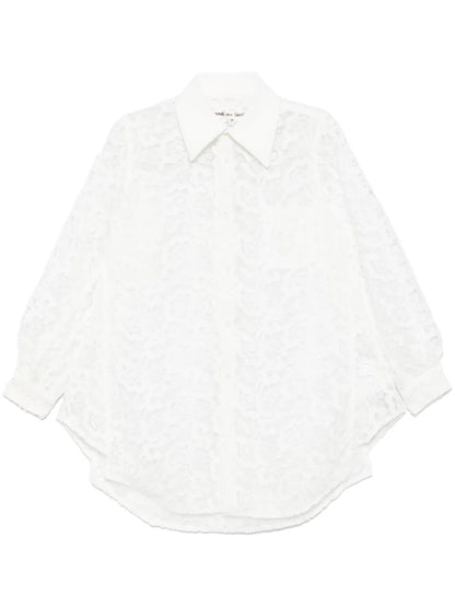 Guipure-Lace Shirt