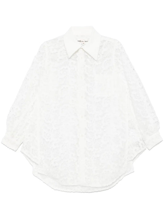 Guipure-Lace Shirt