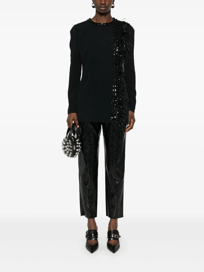 Embroidered Cady Blouse
