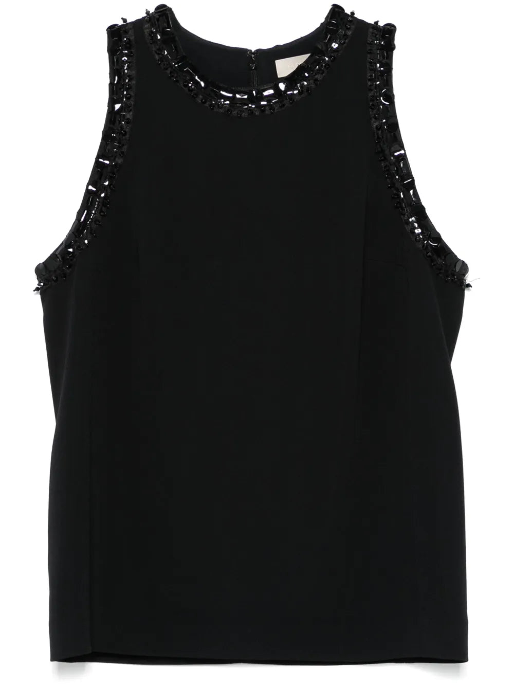 Embroidered Cady Top