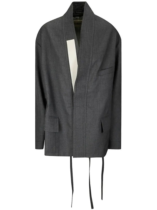 Wrap Wool Jacket