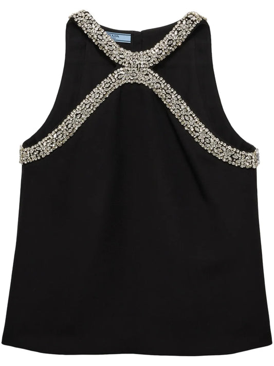 Crystal-Embellished Blouse