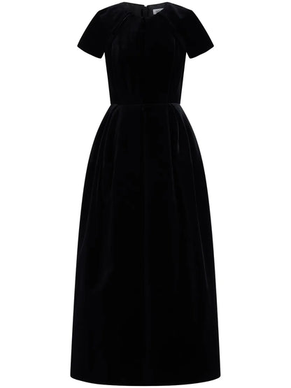 Velvet Flared Dress