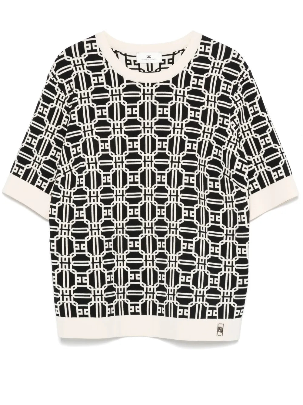 Logo-Jacquard Top