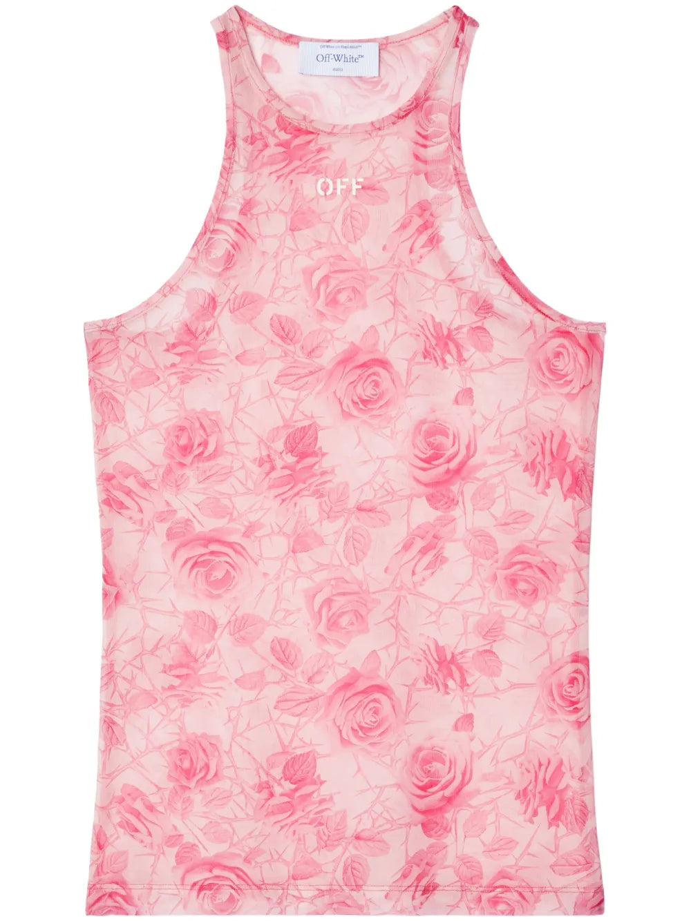 Off Stamp Roses Tank Top