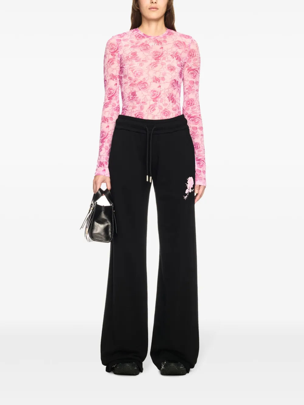 Off Stamp Roses Top