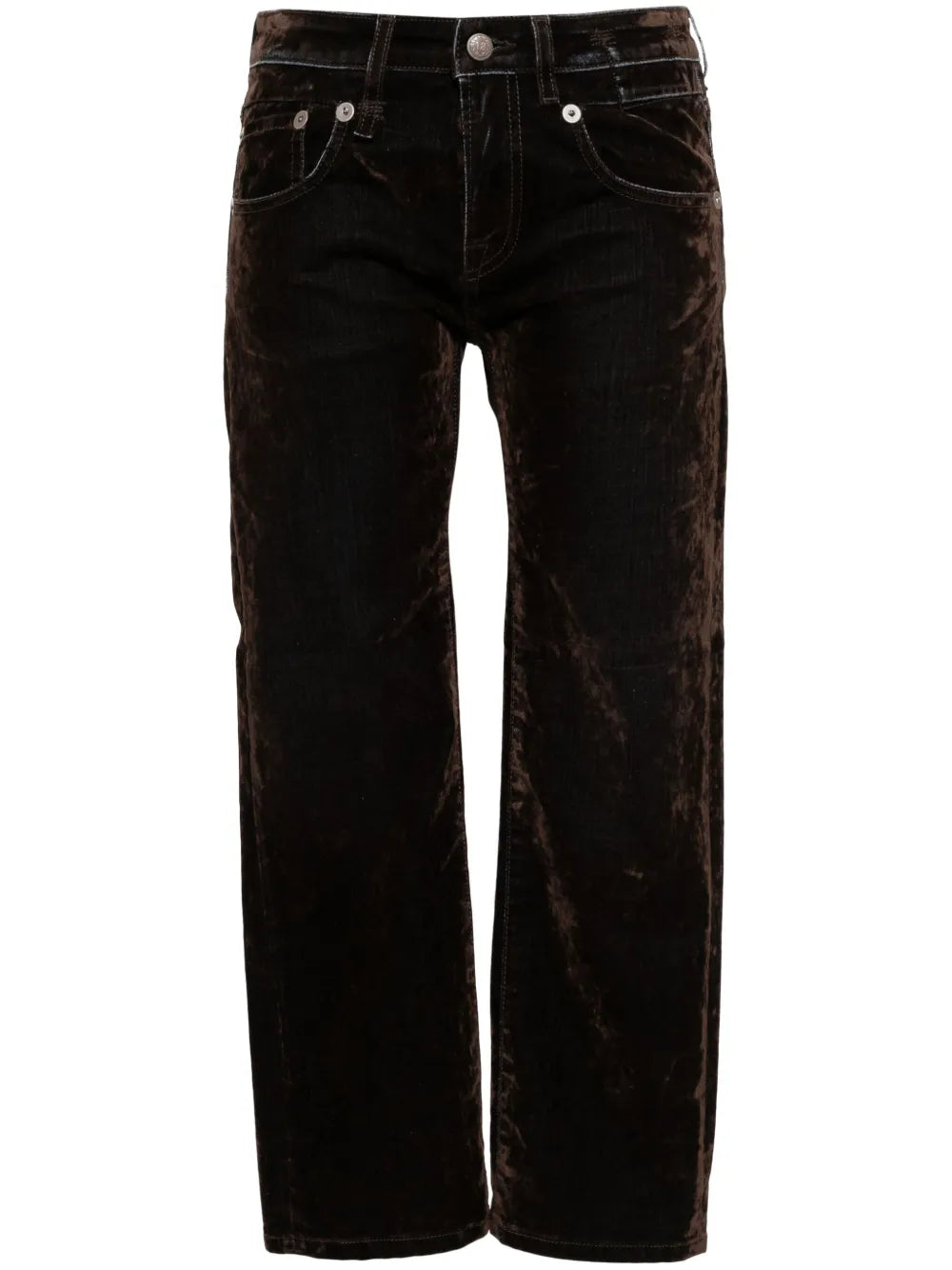 Velvet Straight-Leg Jeans