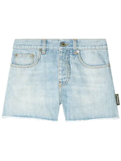 Frayed Denim Shorts