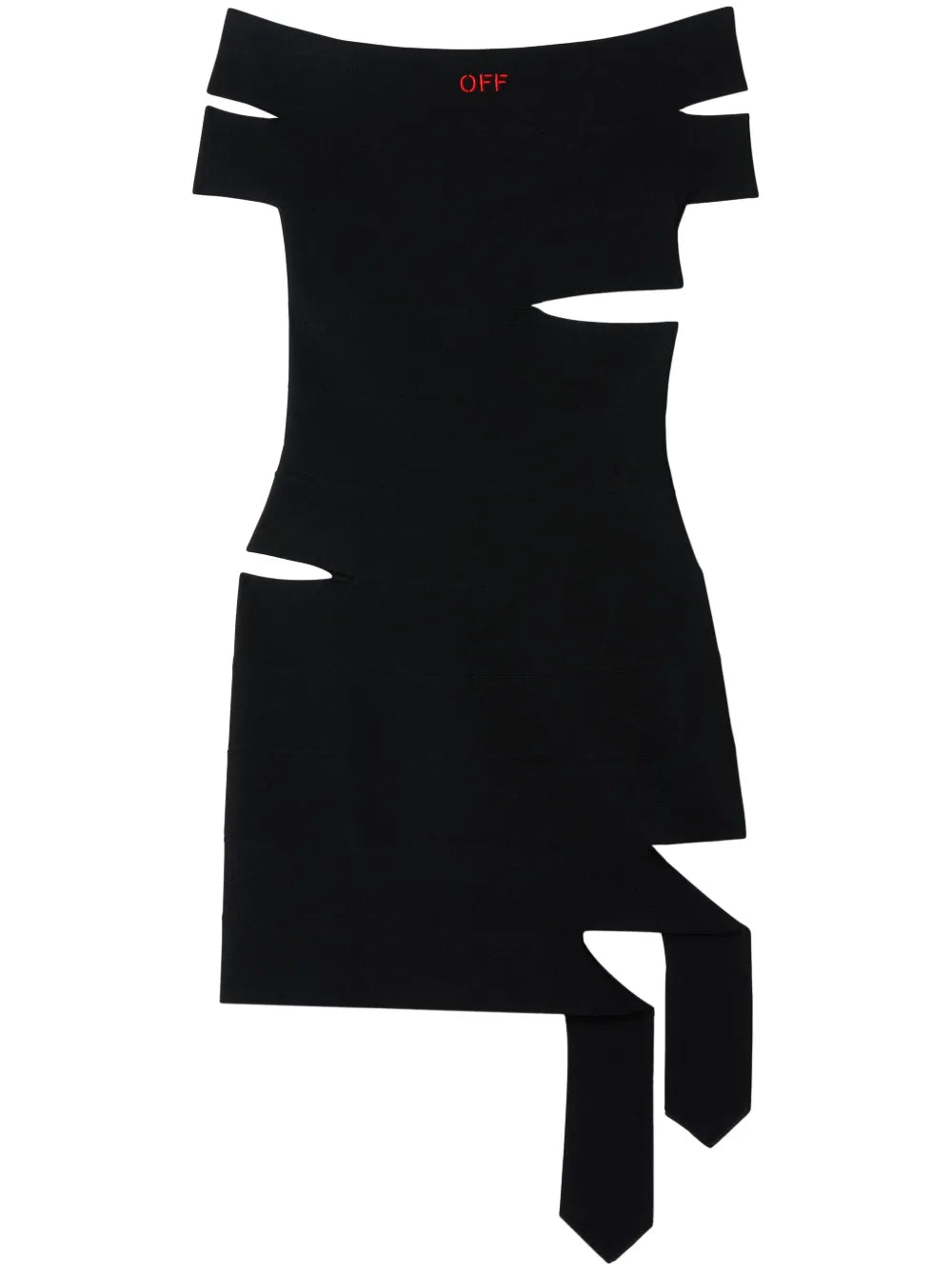 Cut Out-Detail Mini Dress