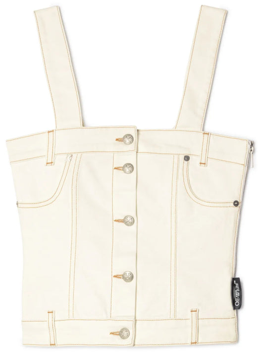 Denim Corset Top