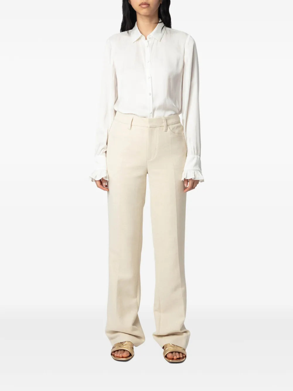 Straight-Leg Trousers