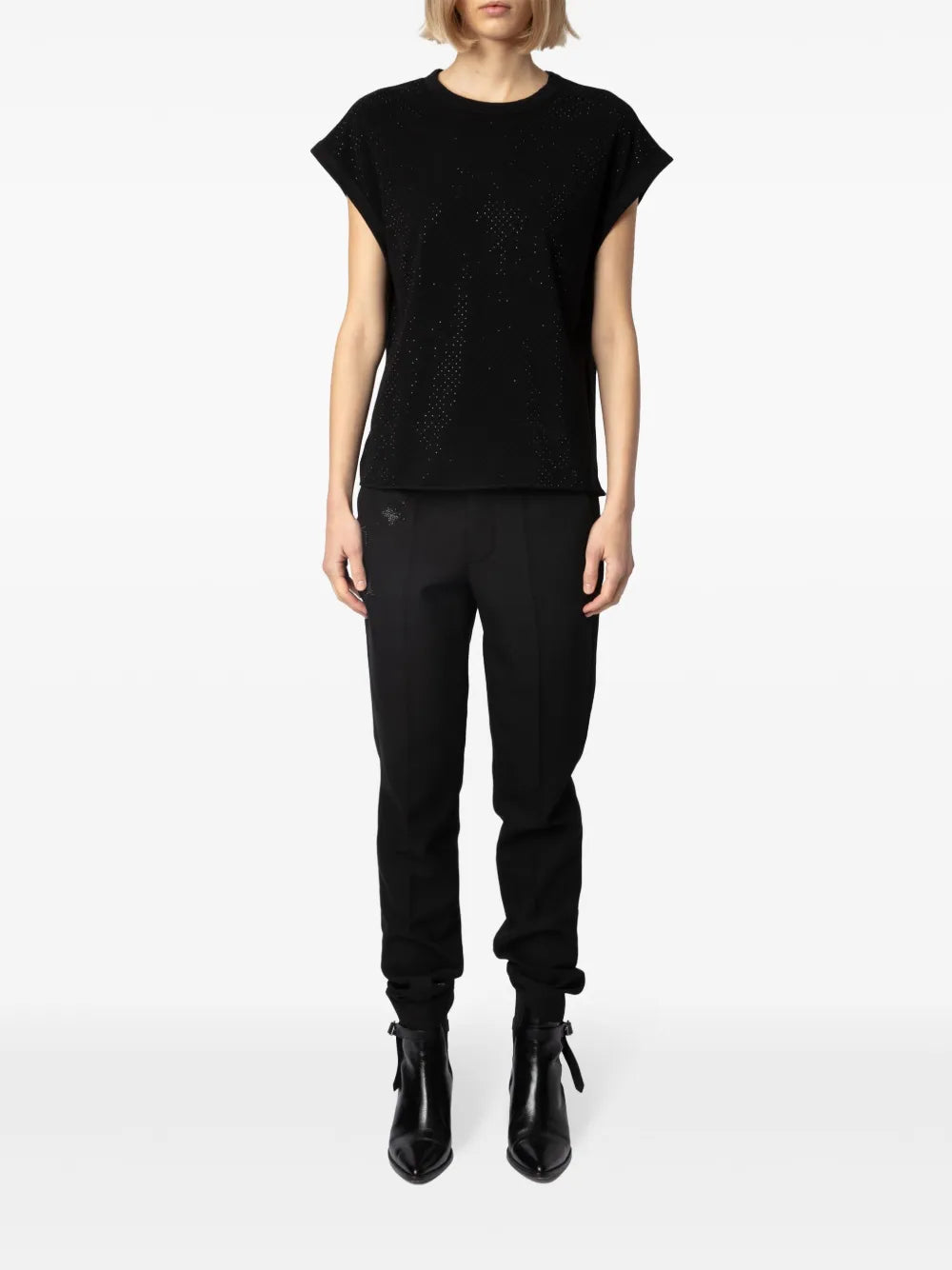 Cecilia Crystal-Embellished T-Shirt