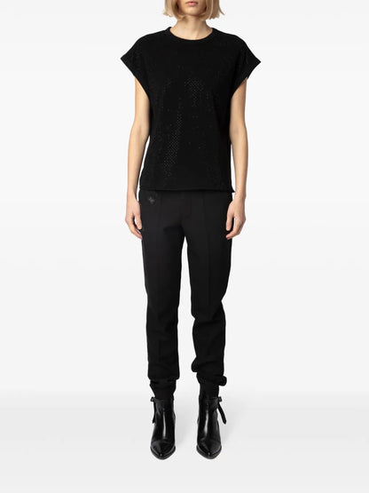Cecilia Crystal-Embellished T-Shirt