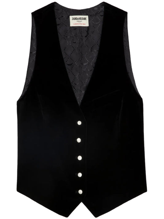 Emaux Velvet Vest