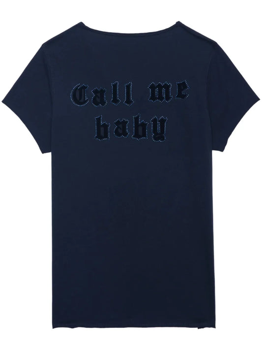 Slogan-Print T-Shirt