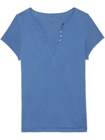 Deep V-Neck T-Shirt