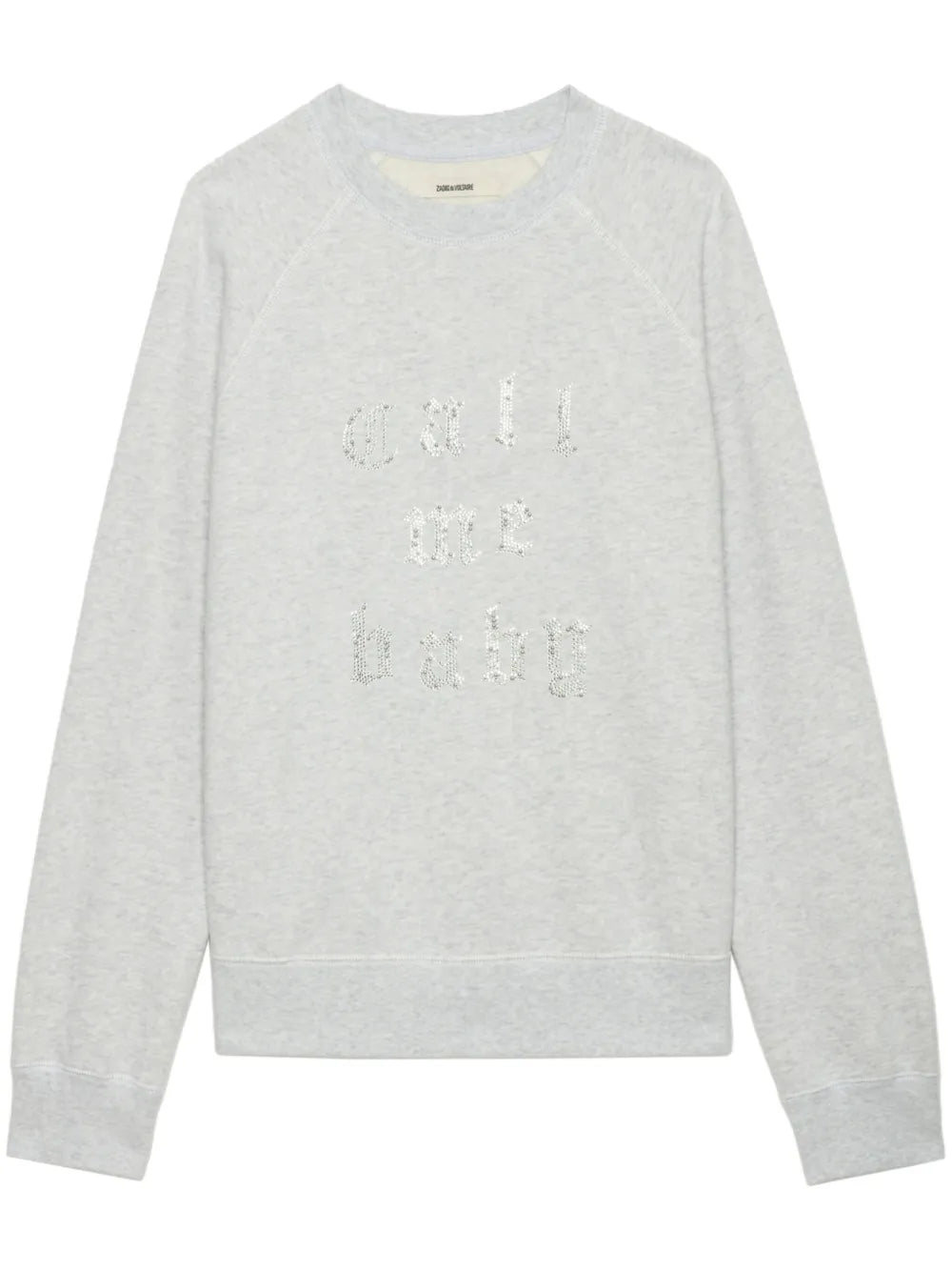 Rhinestone-Embellished Sweatshirt