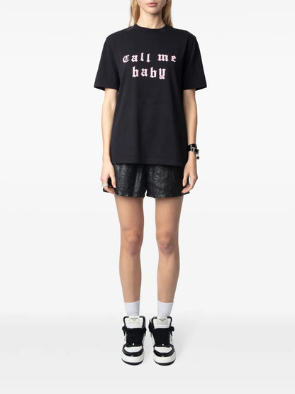 Slogan-Print T-Shirt