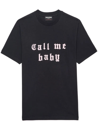 Slogan-Print T-Shirt