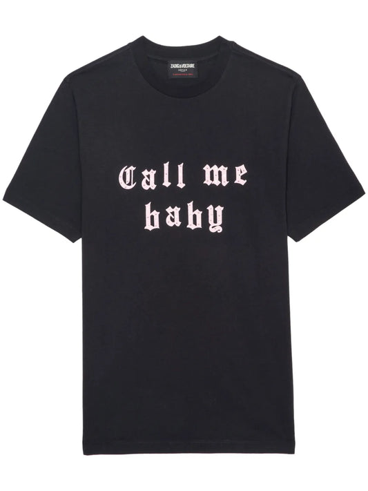 Slogan-Print T-Shirt