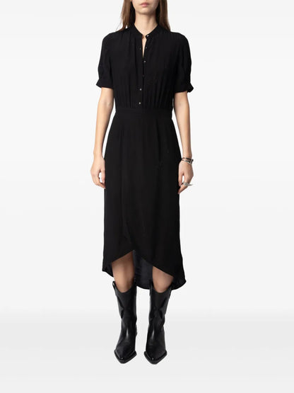 Romaz Strass Midi Dress