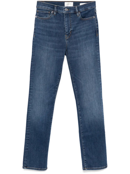 Le High Straight Long Jeans