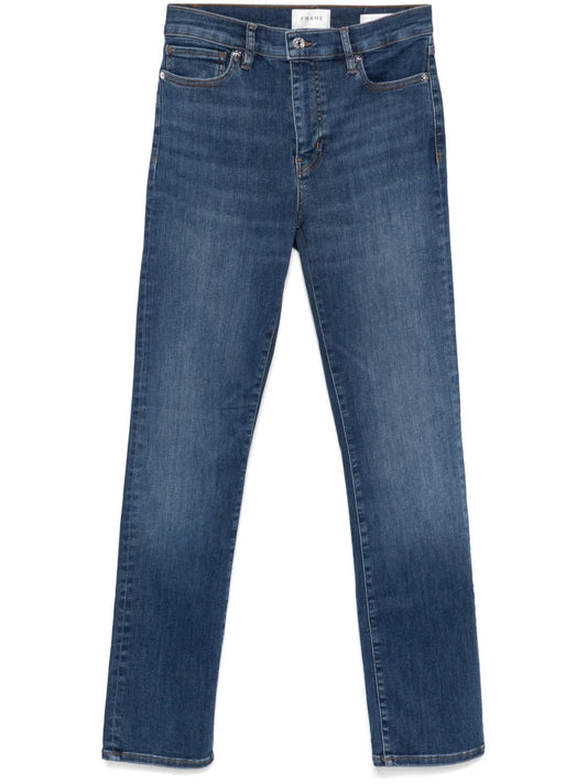 Le High Straight Long Jeans