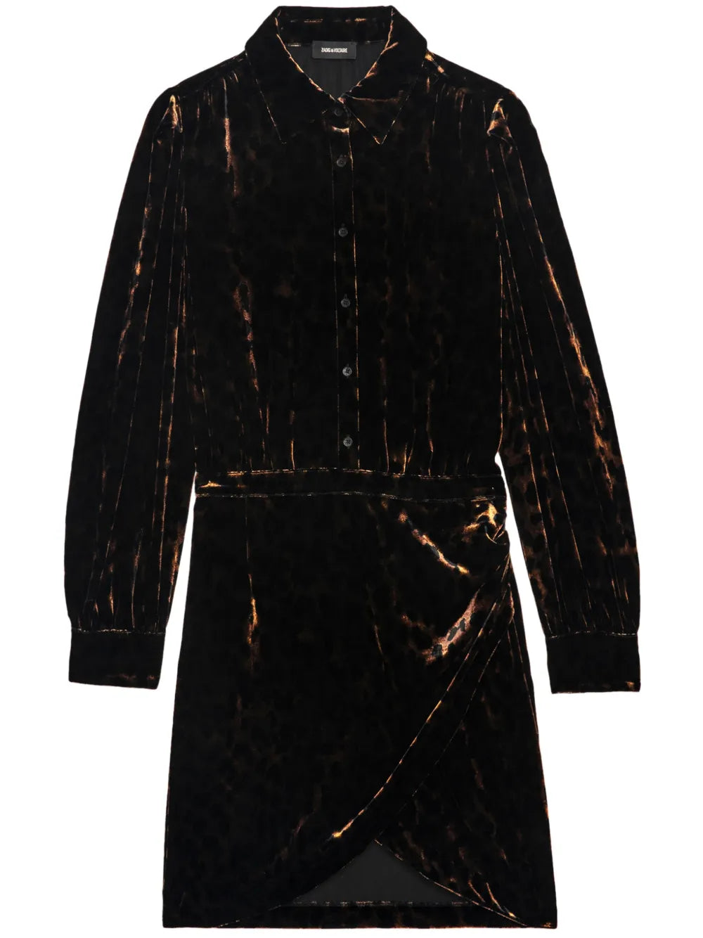 Rulipe Velvet Shirt Dress
