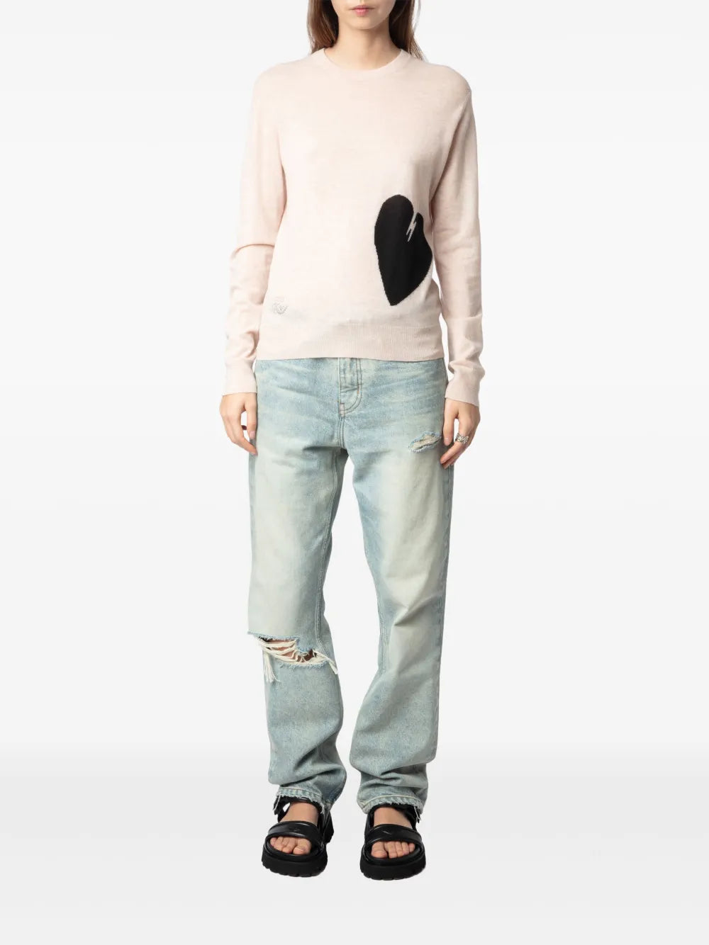 Pravis Heart Sweater