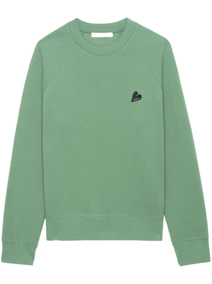 Heart-Detail Sweatshirt