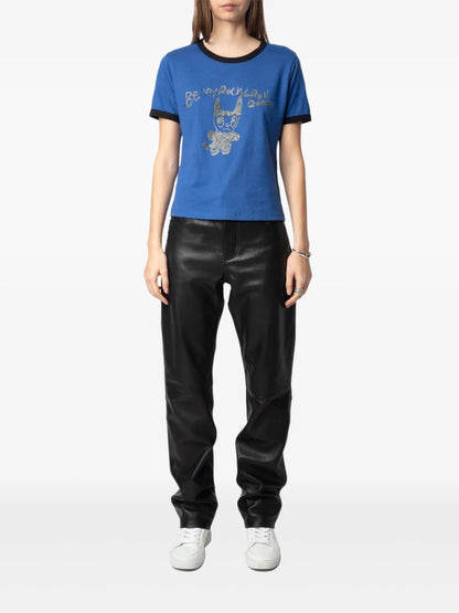 Crystal-Embellished T-Shirt