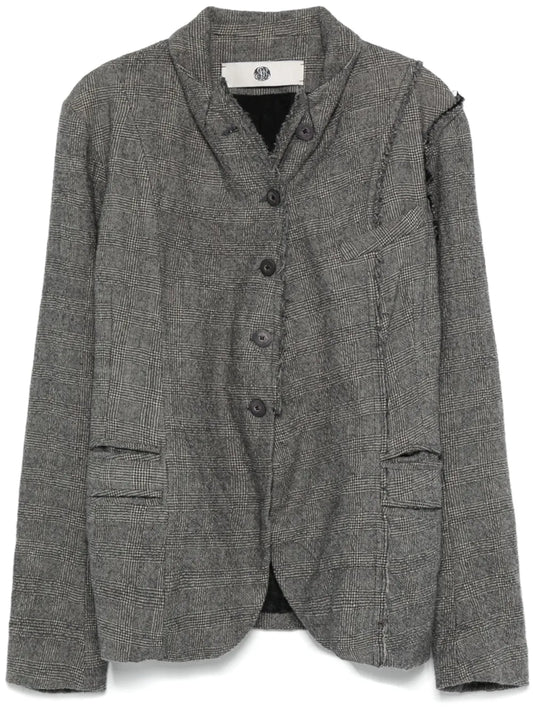 Prince Of Wales-Pattern Blazer