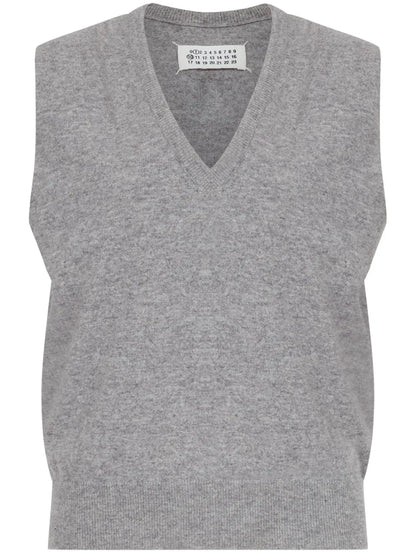 V-Neck Virgin-Wool Vest