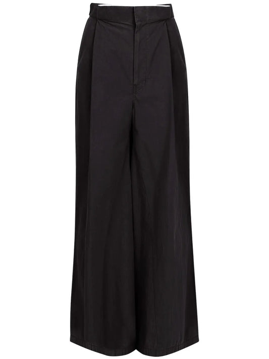 Four-Stitch Logo Palazzo Trousers