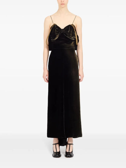 Low-Back Maxi Dress