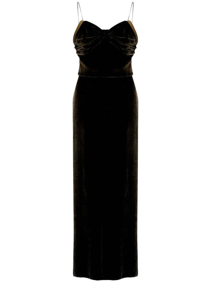 Low-Back Maxi Dress