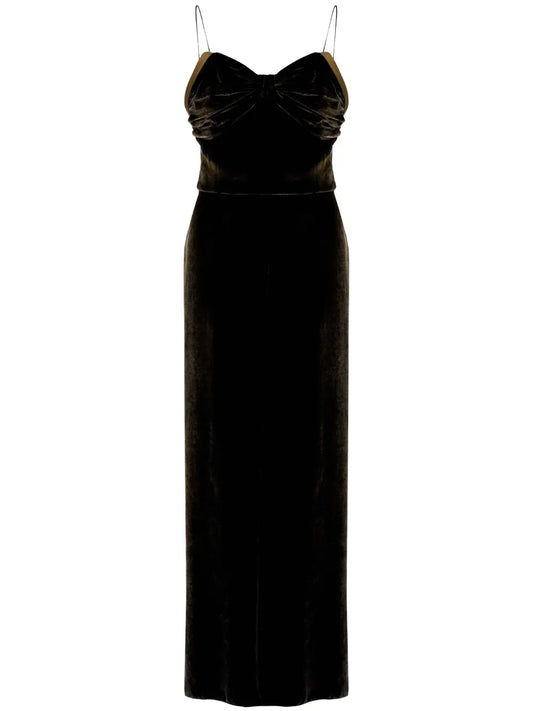 Low-Back Maxi Dress