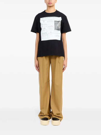 Text-Print T-Shirt