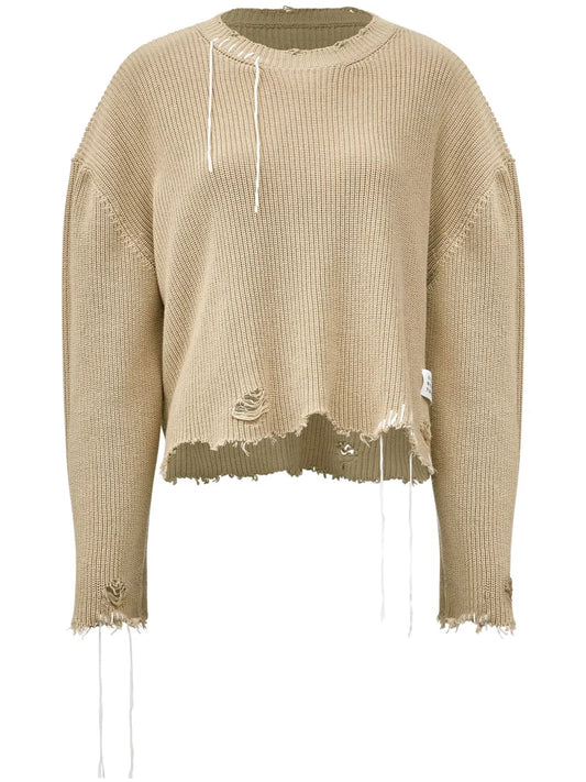Crew-Neck Cotton Jumper