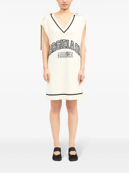 Logo-Jacquard Knit Dress
