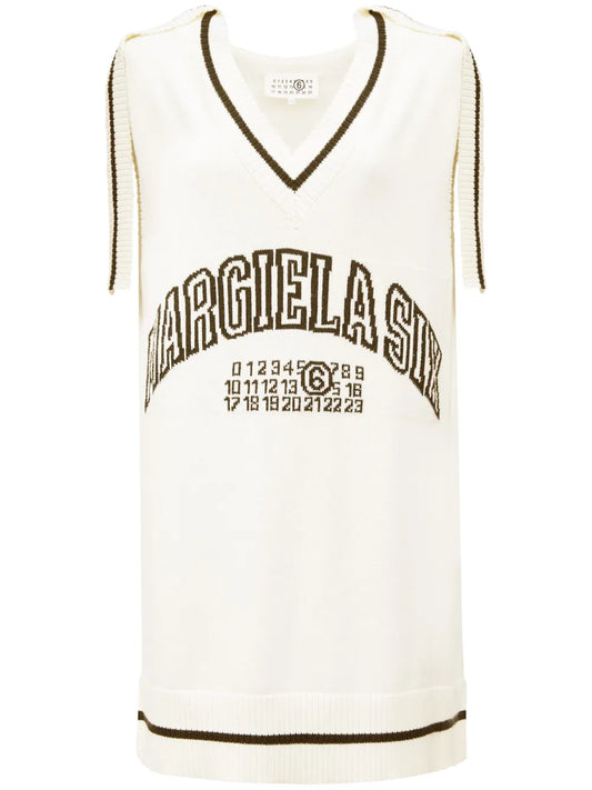 Logo-Jacquard Knit Dress