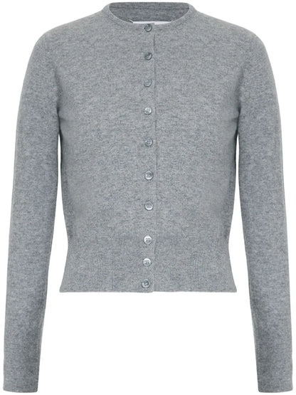 Buttoned Long-Sleeve Cardigan