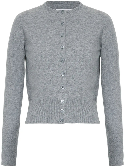 Buttoned Long-Sleeve Cardigan