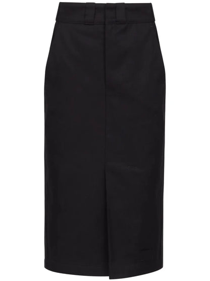 High-Rise Midi Skirt